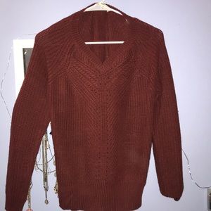 Maroon sweater